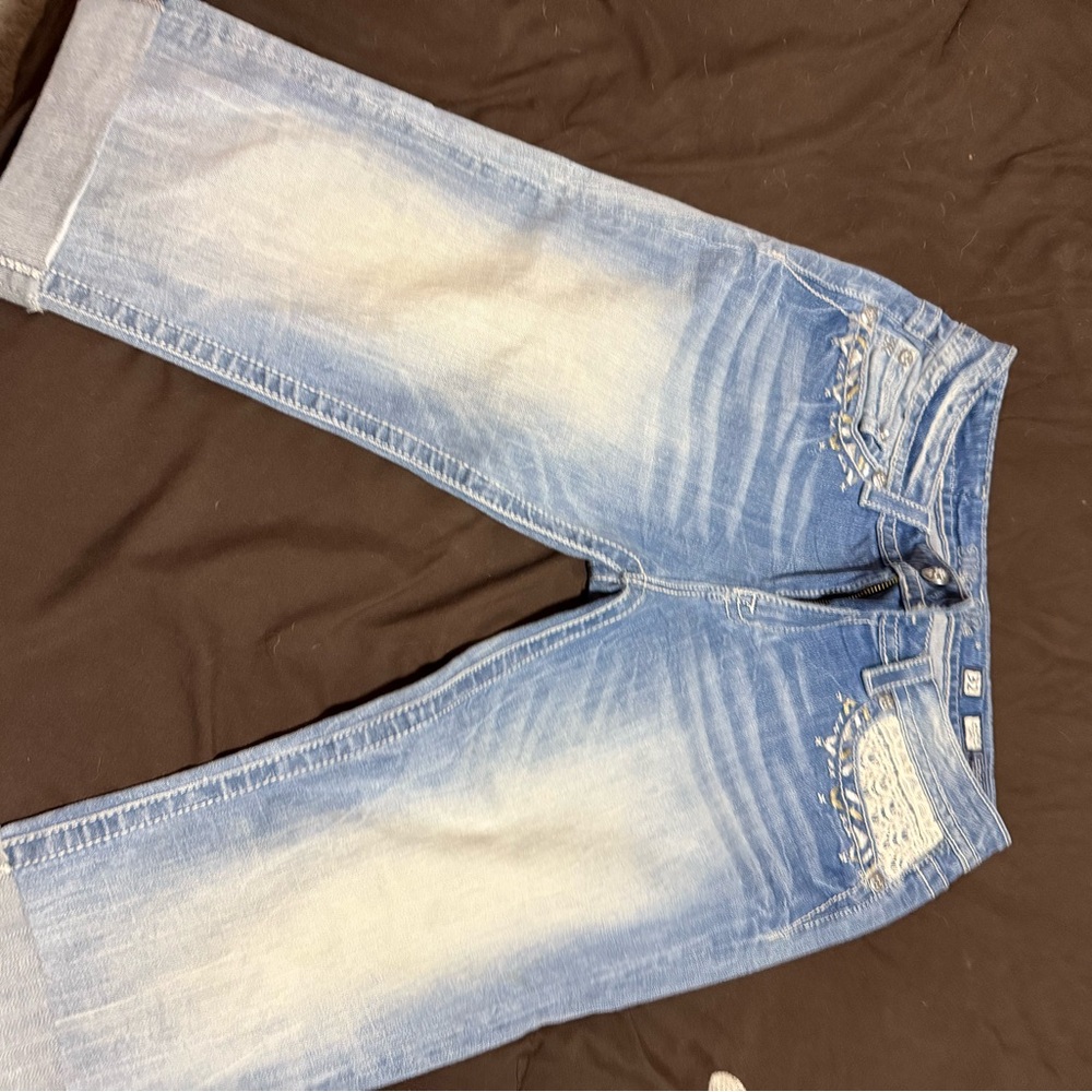 Miss Me Womens Denim Capris